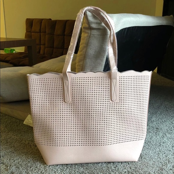 Pink new tote faux leather - Picture 3 of 4